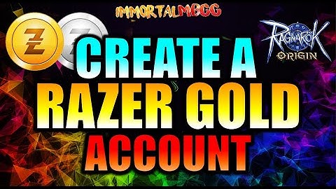HOW TO REGISTER A RAZER GOLD ACCOUNT