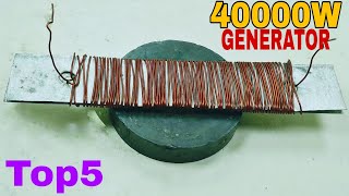 free energy 250V electricity 40000W energy generator top5 magnetic copper coli transformer new idea