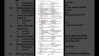 AJKPSC Lecturer Biology Paper | 05 April 2026 | Complete Solved Paper | MK Preparations