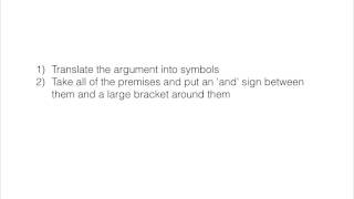 Using Truth Tables to Analyze Arguments