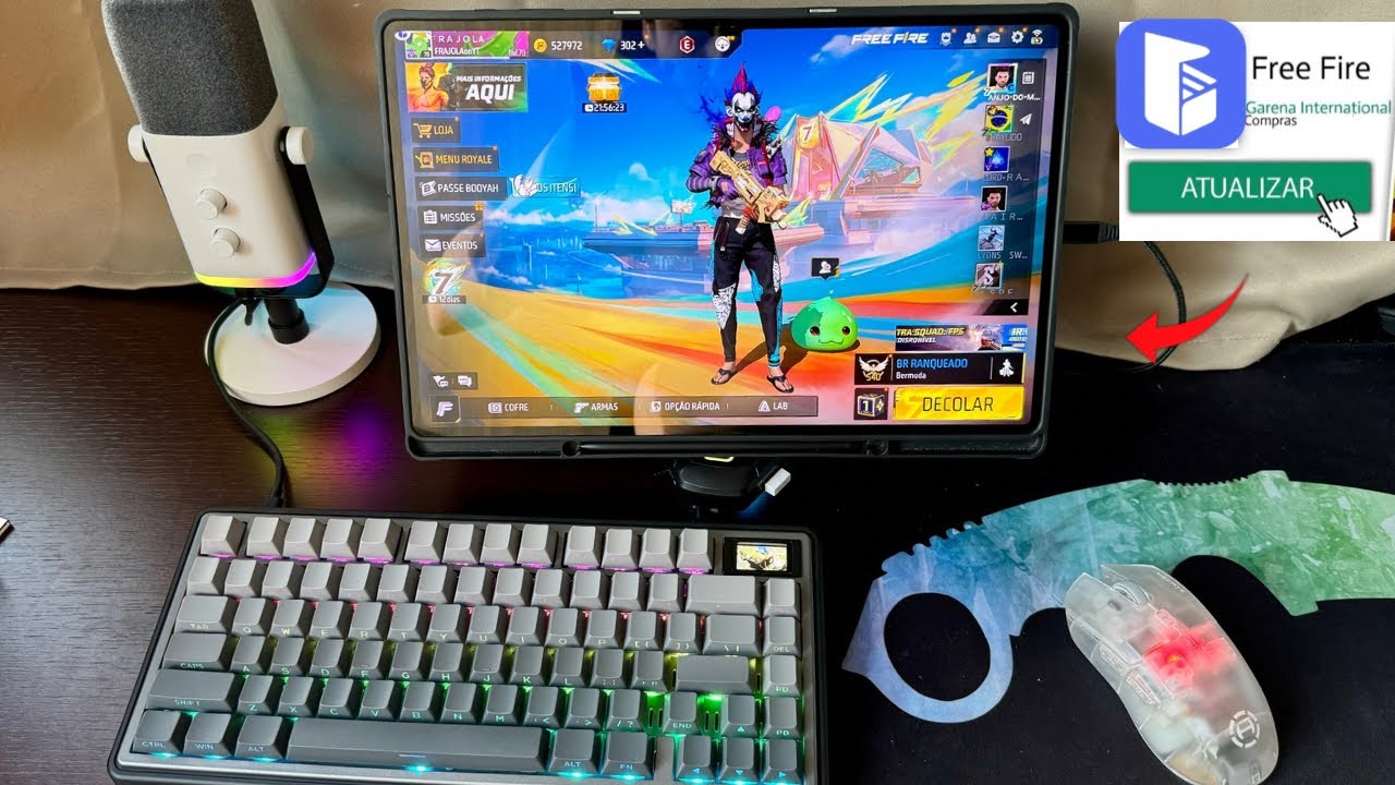 VAZEI A MELHOR VERSÃO JÁ FEITA DO MOBILADOR GG MOUSE PRO ! Teclado e ...