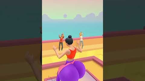 Twerk Race 3D🧟🌈🍔 Game All Levels Gameplay Android and iOS Part-1 TWR001