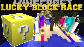 Minecraft: TROPICAL VACATION LUCKY BLOCK RACE - Lucky Block Mod - Modded Mini-Game