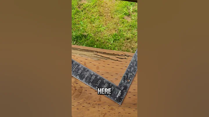 Quick Stair Stringer Fix Skip the Damaged Section #shorts #deck #carpentry