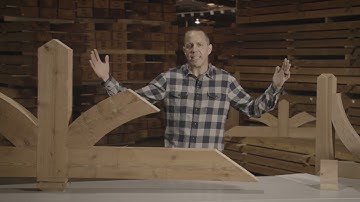 Rustic Timber Gable Brackets