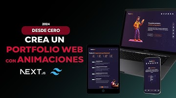 React Portfolio web moderno con animaciones | NextJS, Tailwind CSS y Framer Motion | Desde 0 🔥