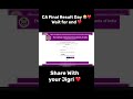 #cafinal #fyp #explore #castudent #resultreaction #shorts #shortkarofeelkaro #cafinalresult