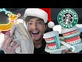 Trying STARBUCKS CHRISTMAS MENU ft The Most Wholesome Interaction!!