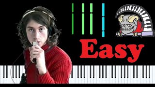 Video thumbnail of "Arctic Monkeys - " Cornerstone " Piano Midi Synthesia ( Free Sheet Music Link In Description )"