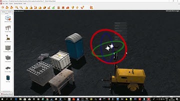 GameGuru - Extended dynamic light system, spot lights test.