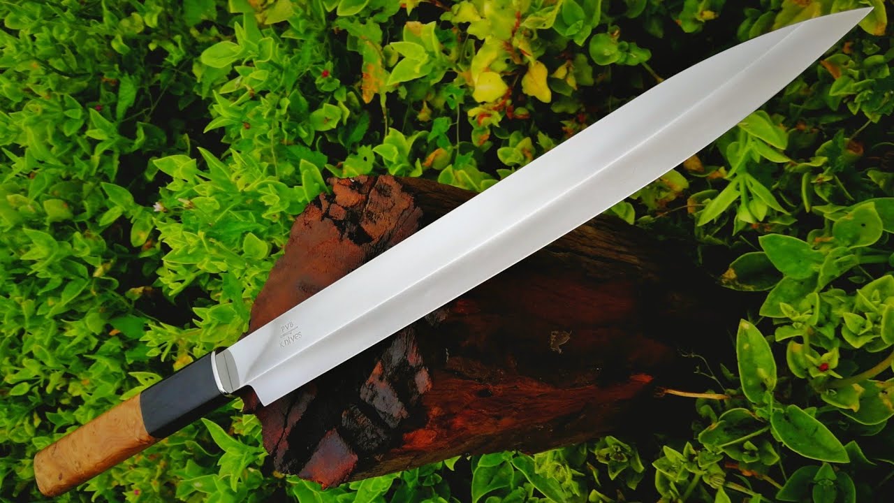 Making a Yanagiba sushi knife