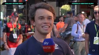 Nyck De Vries post race full interview after his 1st f1 points| driver of the day | p9