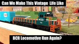 Can We Make This Vintage Life Like BCR Locomotive Run Again?