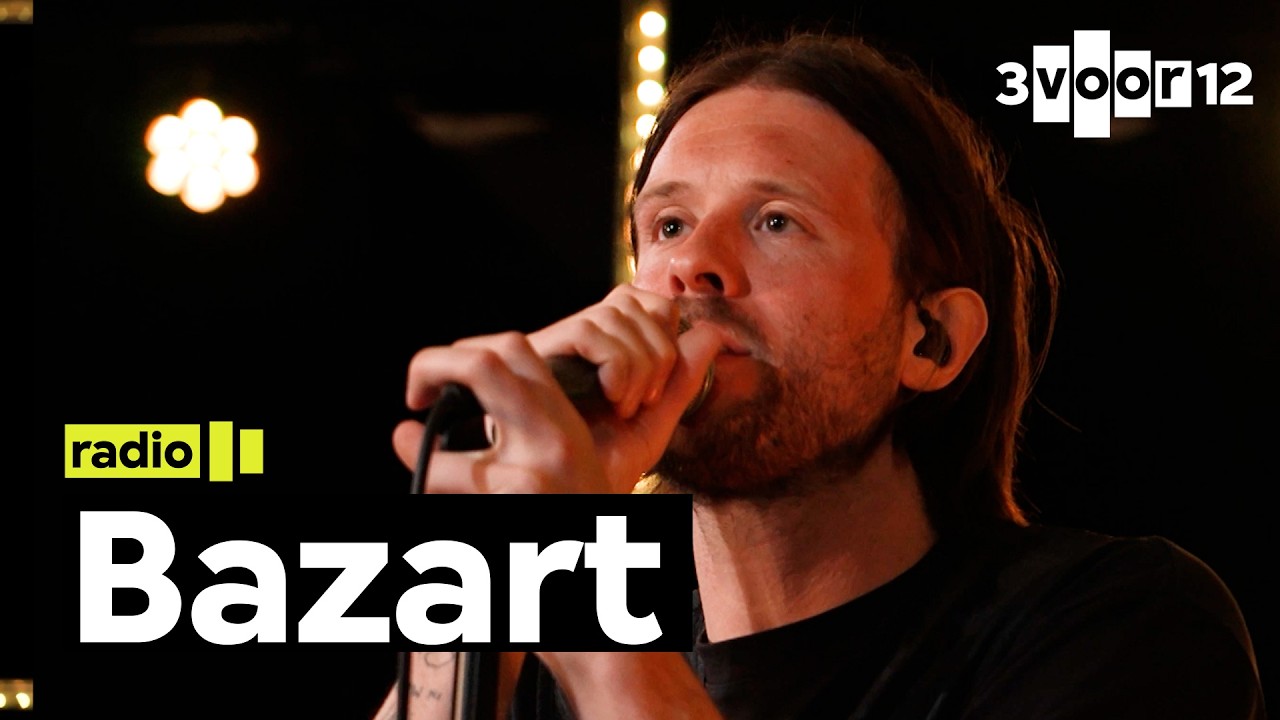 Bazart – ‘Begin Opnieuw, ‘Nacht In Amsterdam’ & ‘Nooduitgang’ live at 3FM (VoorAan)