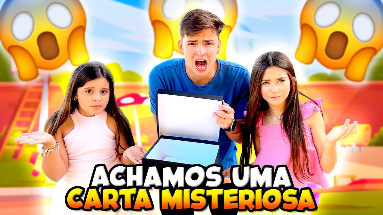 ACHAMOS UMA CARTA MISTERIOSA DO ESTRANHO (GABRIEL SCRIBEL E SOPHIA BRAZ) • Helena Vidal •