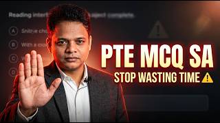 PTE MCQ Single Answer Strategy (Don’t Waste Time!)