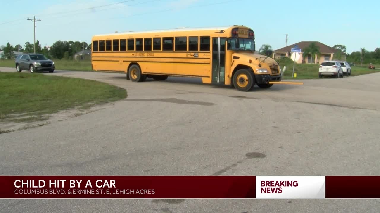 Child hospitalized after being hit by car in Lehigh Acres - YouTube
