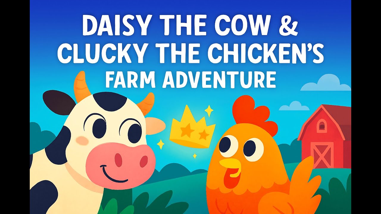 Daisy the Cow & Clucky the Chicken’s Farm Adventure 🐄🐔 |  Story with Moral | Fun Tales for All 