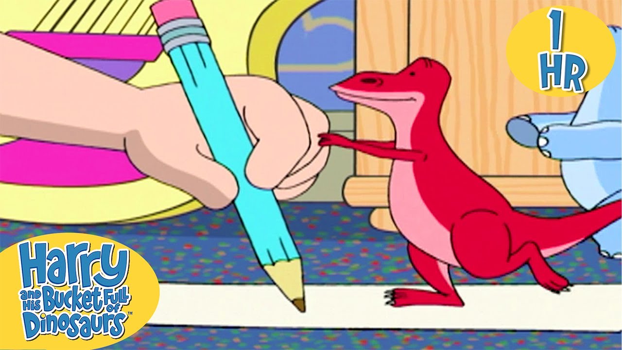 Back To School Special | Harry's Sketchy Surprise | Harry and His Bucket Full of Dinosaurs