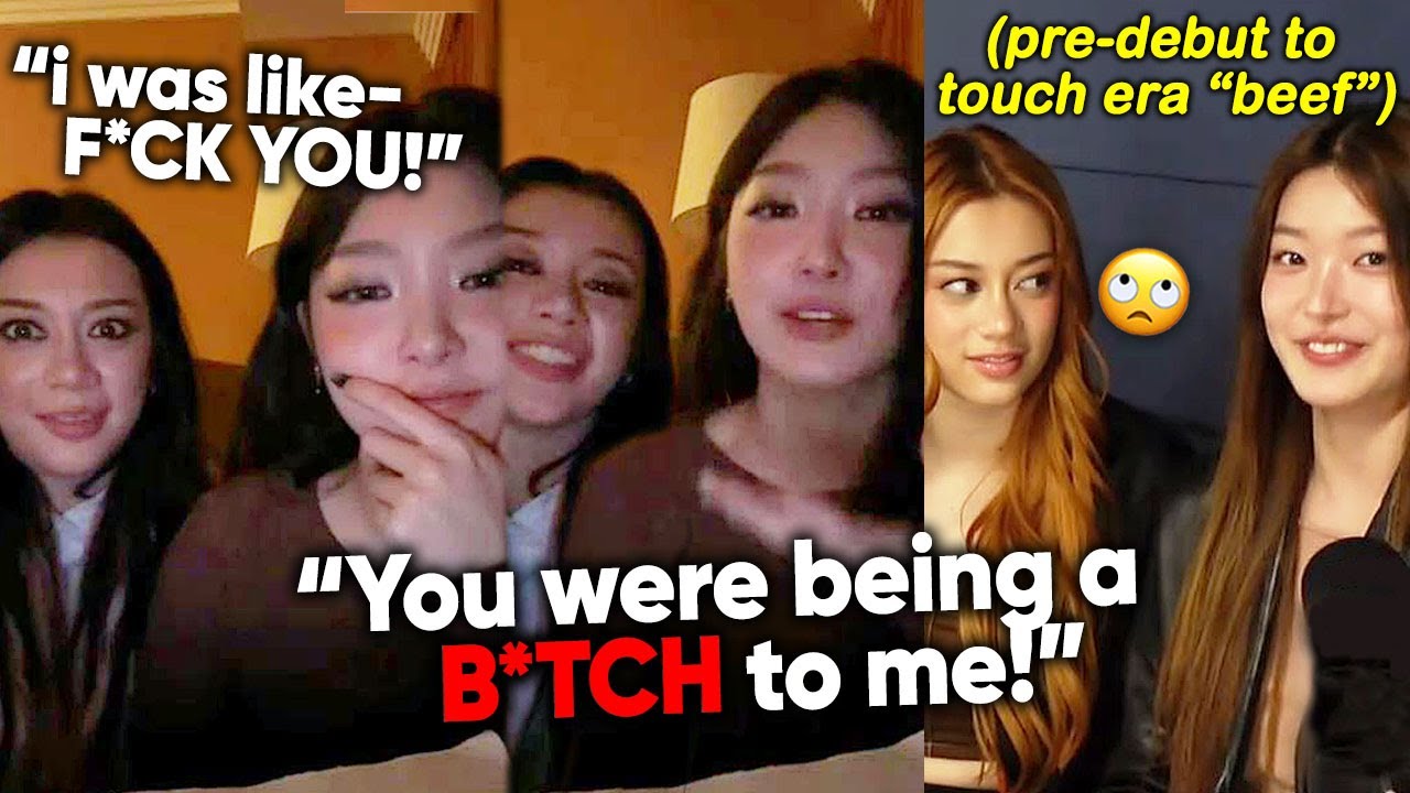 megan & yoonchae's *BEEF* actually went on for 7 months (pre-debut to touch era)