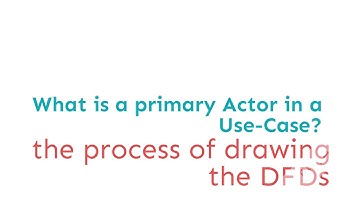 What is a primary Actor in a Use Case/tutorialoutlet