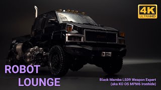 ROBOT LOUNGE - Black Mamba LS09 Weapon Expert (aka Transformers KO OS MPM6 Ironhide) Black Mamba Bmb Ls09 Weaponeer Transformers Masterpiece Ironhide Review