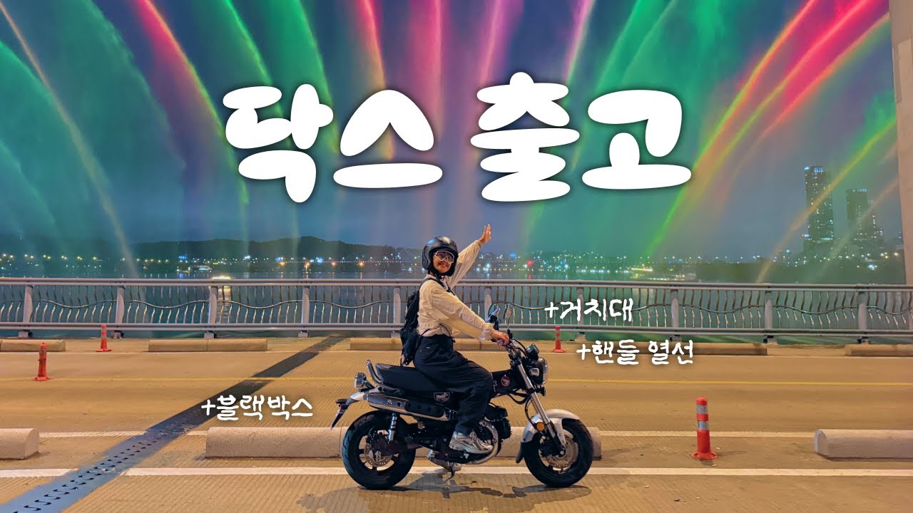 혼다 닥스125 샀어요 l 등록, 옵션, 조작법, 세차, 주의사항 