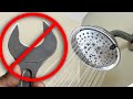 How To Install a Showerhead Without Any Tools