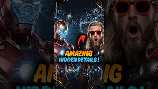 No one noticed These Hidden details! #marvel #ironman #shorts