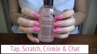 ASMR * Theme: Strawberries & Milkshakes * Soft Spoken * Tapping & Scratching * ASMRVilla screenshot 1