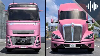 #Pinktober2025 | American Truck Simulator (ATS) \& Euro Truck Simulator 2 (ETS2) Showcase