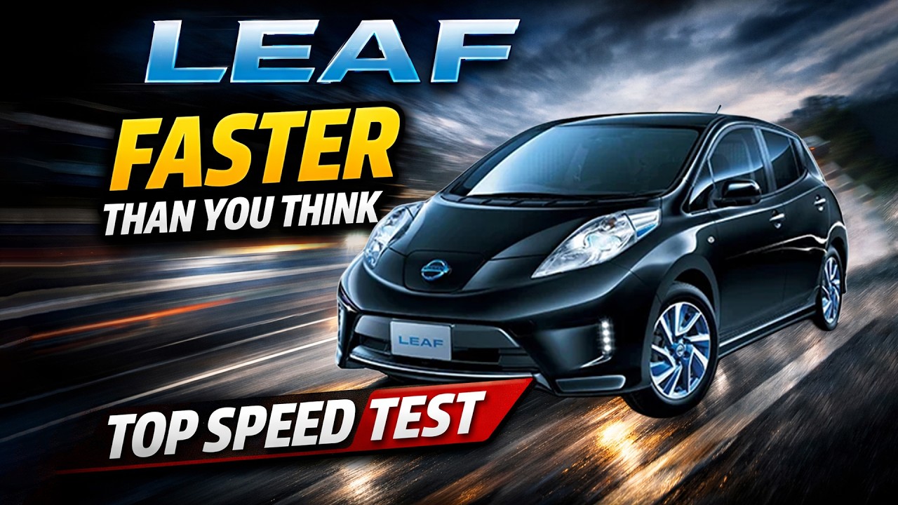 Nissan Leaf FULL THROTTLE Acceleration | Top Speed Test (Japan Model)