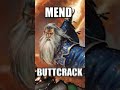 Testicular torsion vs mend buttcrack  wizard meme dnd  voiceover memes funny