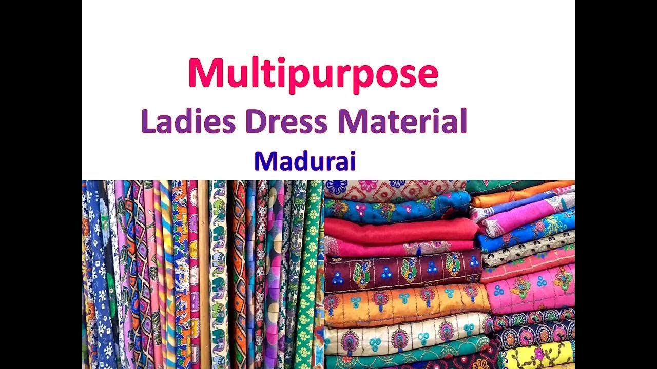 Mulltipurpose Dress Material ladies in madurai/ Blouse material madurai