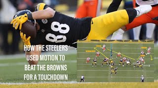 How the Steelers used motion to get a touchdown against the Browns: Film breakdown