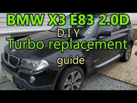 BMW X3 2.0D E83 DIY Turbo replacement