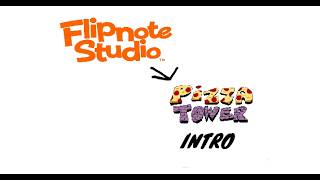 Pizza Tower Intro but its in Flipnote Studio (Epilepsy BTW)