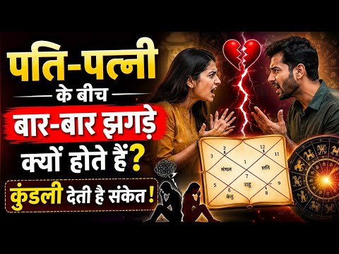 पति पत्नी के बीच बार बार झगड़े क्यों होते है?#astrologybyabbhinov #astrology #horoscope 