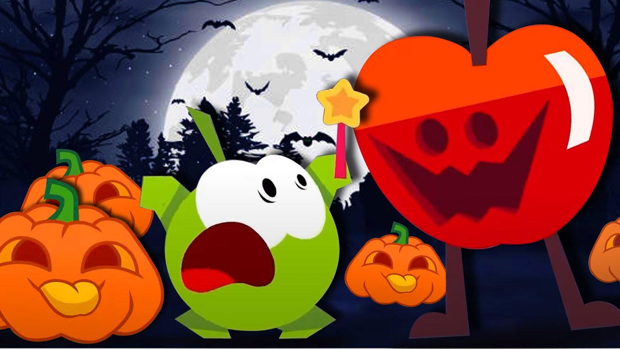 Om Nom Stories | Spooky Night | Halloween Special | Funny Cartoons For Kids | Om Nom Hindi
