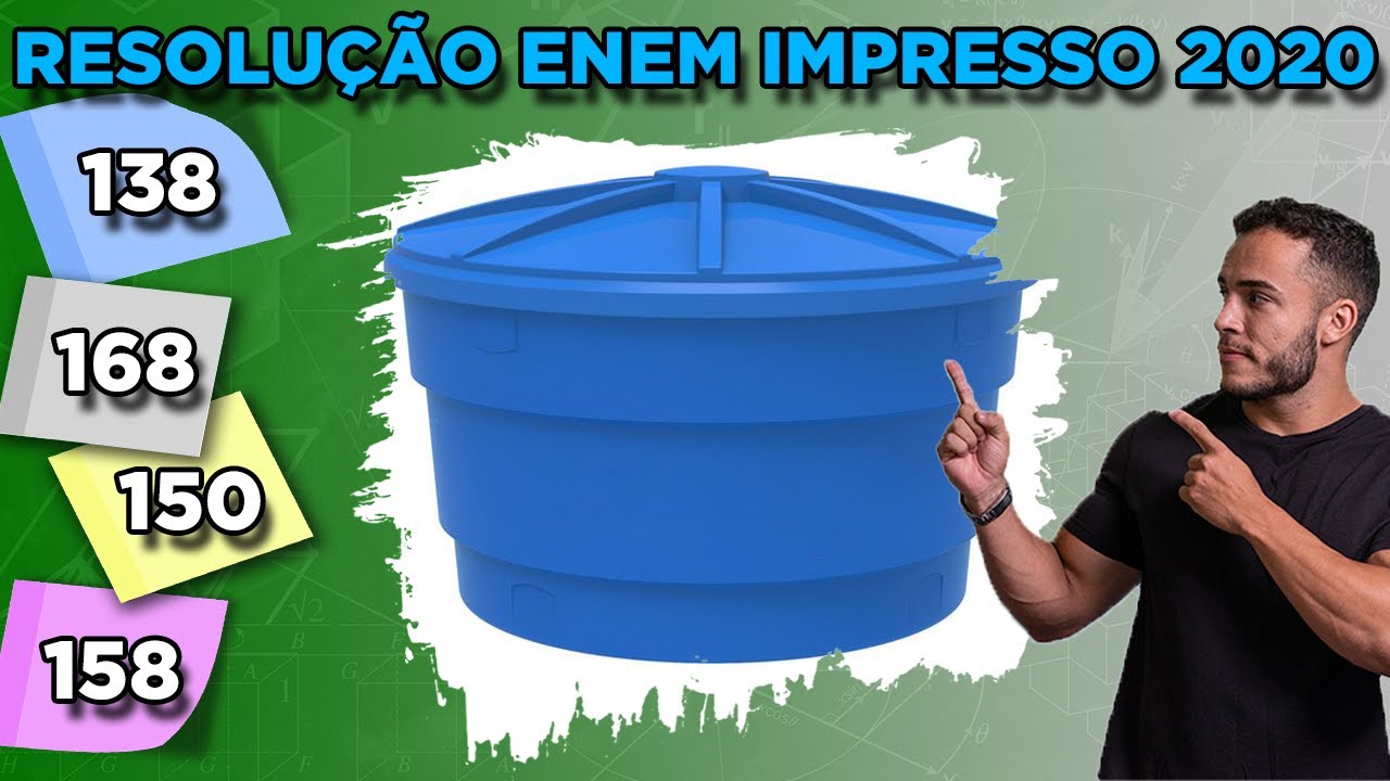 🔵 Questão 138  - Caderno Azul | Escala | MATEMÁTICA ENEM 2020