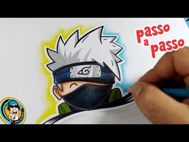 Meu desenho do kakashi