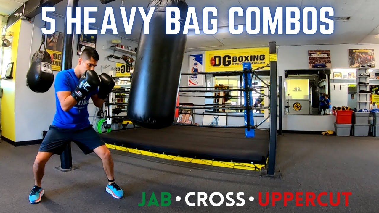 5 Boxing Heavy Bag Combinations YouTube
