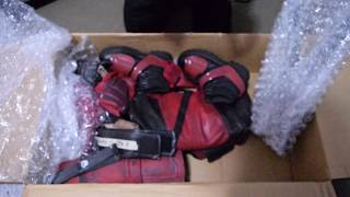 Unboxing DEADPOOL SUIT (MAXIMUN  EFFORT )with Props Professional Cosplay