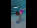 3 Year Old Swimming! Diving for Rings💦 #learntoswim #shorts @NJKidsCoach