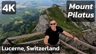 Lucerne Switzerland - Mount Pilatus Day Trip in 4K