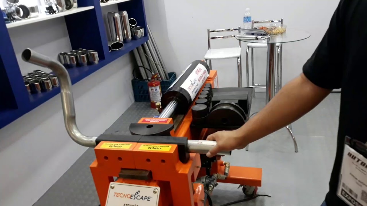 Equipamento para confecção de escapamentos especiais - YouTube