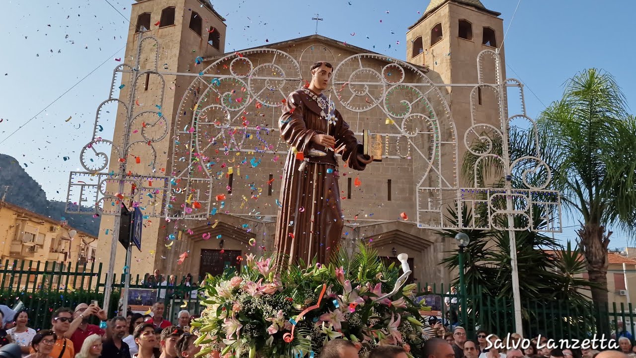 (PALERMO) - PROCESSIONE A MARE DI SANT'ANTONIO DEI PESCATORI DELL'ARENELLA (4K) 07/06/2025