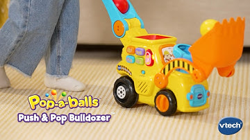 Pop-A-Balls Push-and-Pop Bulldozer | Demo Video | VTech Toys®