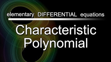 EDE - Characteristic polynomial