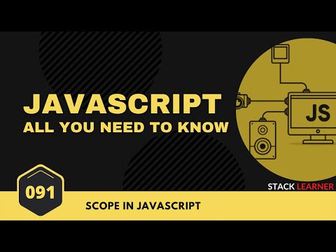 091.  Scope in Javascript | JS All You Need To Know | JS Bangla Tutorials